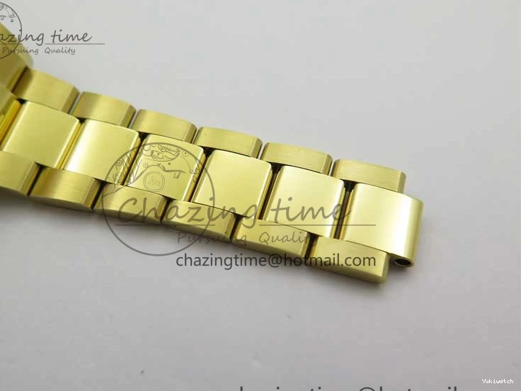 KKF Steel YG Dial Best 904L Edition 1:1 Green Bracelet YG Daytona on A7750 0410